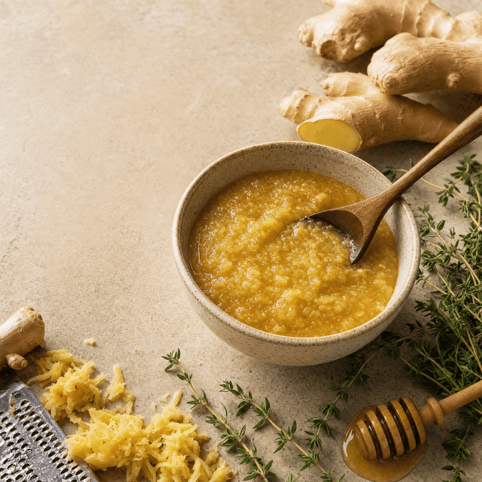 The Ginger-Thyme Honey Paste Gives You a Familiar Kitchen Format