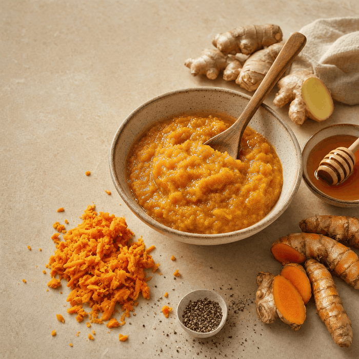The Turmeric-Ginger Honey Paste Gives You a Familiar Kitchen Format