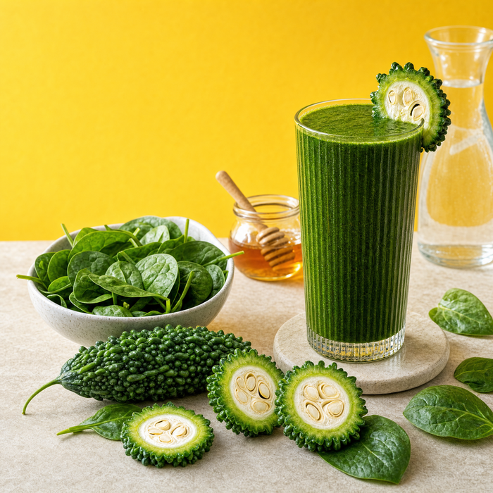 The Bitter Melon-Spinach Smoothie Makes the Chapter Feel More Practical