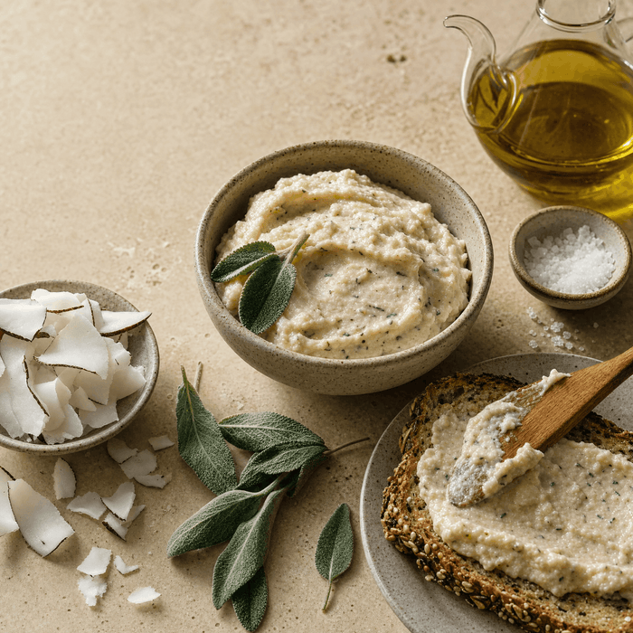 The Coconut-Sage Spread Gives You a Savoury, Make-Ahead Format