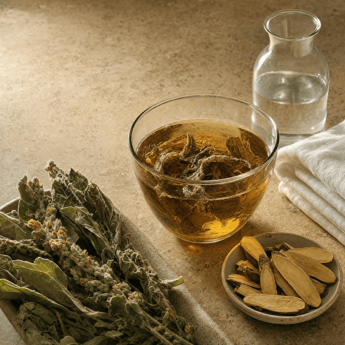 The Mullein-Licorice Chest Compress Gives You a Clear Warm-Infusion Format