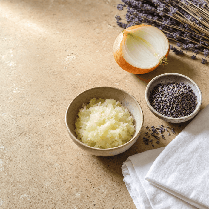 The Onion-Lavender Compress Gives You a Clearly Set-Out Preparation