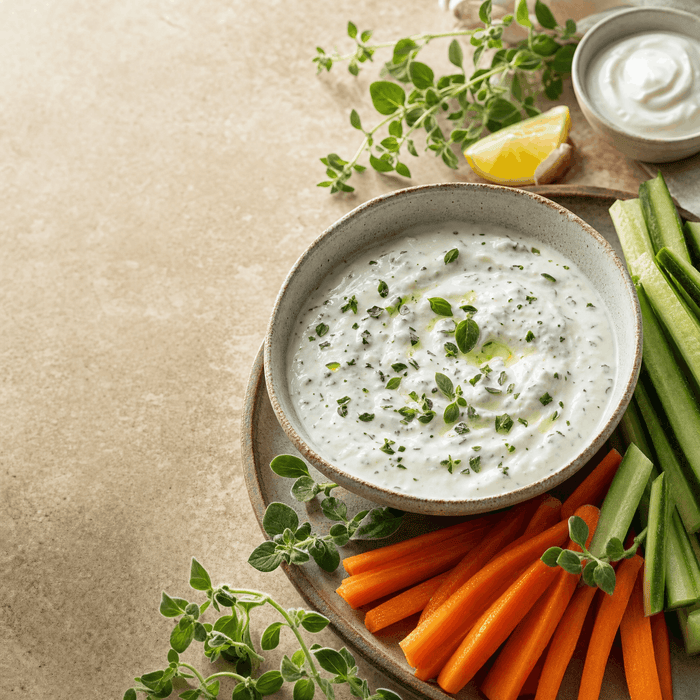 The Oregano-Yogurt Dip Gives You a Familiar Savoury Format