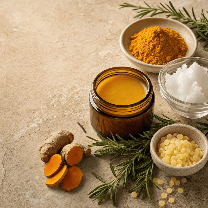 The Rosemary-Turmeric Balm Shows a Different Preparation Format