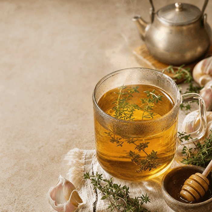 The Thyme-Garlic Tonic Makes the Page Feel More Practical