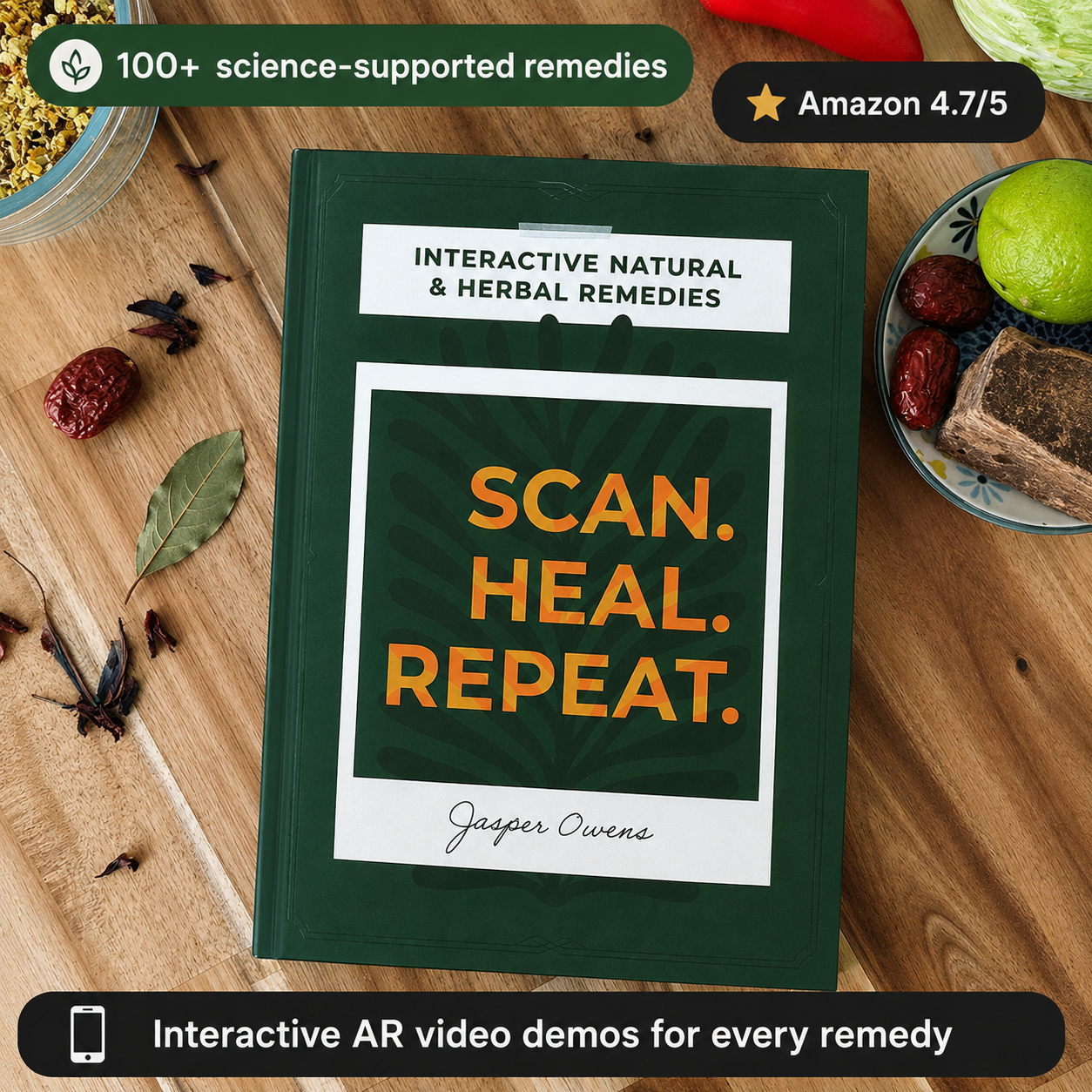 SCAN. HEAL. REPEAT. Interactive Natural & Herbal Remedies