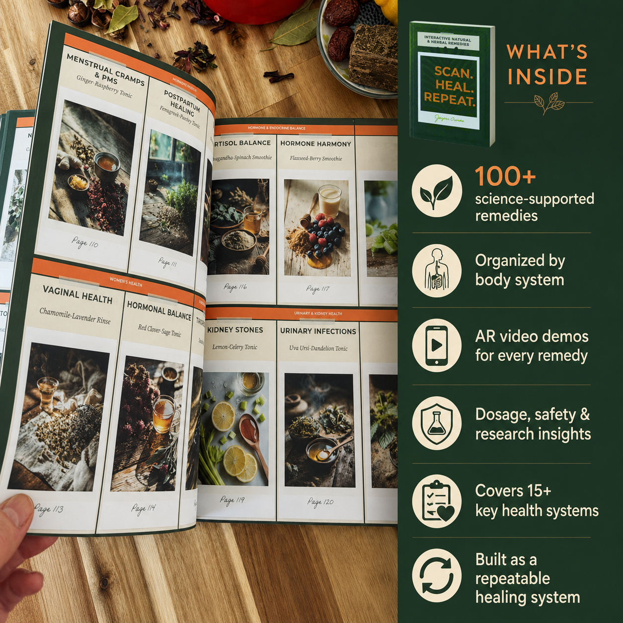 SCAN. HEAL. REPEAT. Interactive Natural & Herbal Remedies